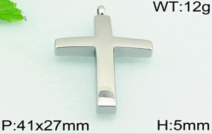 Anhänger Edelstahl Kreuz KP55904B_AH_ES71