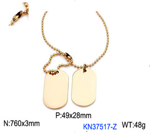 Collier Edelstahl mit Anhänger KN37517Z_CO_ES72