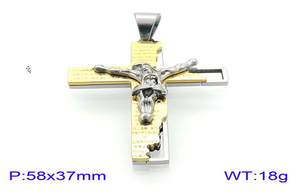 Anhänger Edelstahl Kreuz KP83940K_AH_ES71